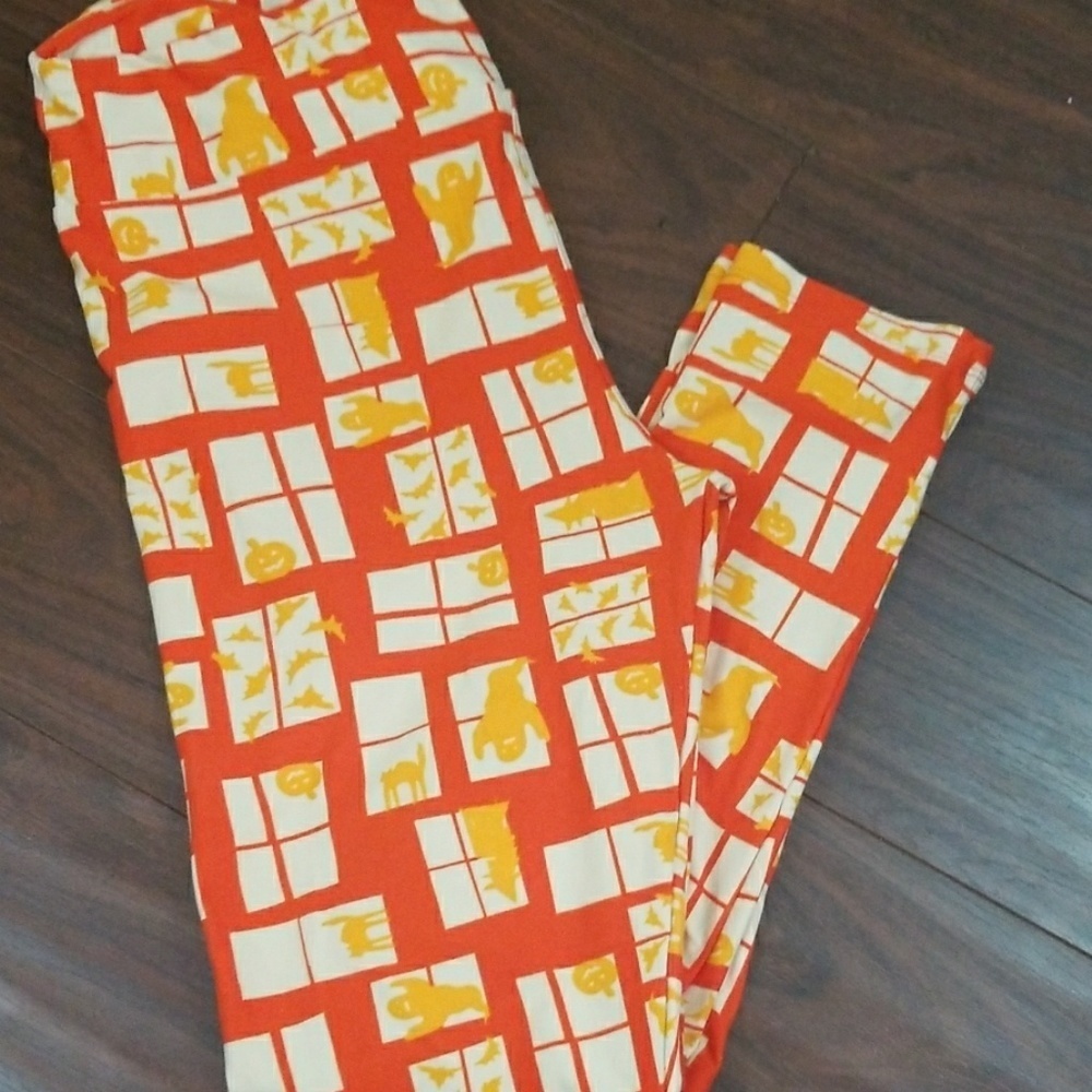 LulaRoe Tall & curvy orange pumpkin Halloween
